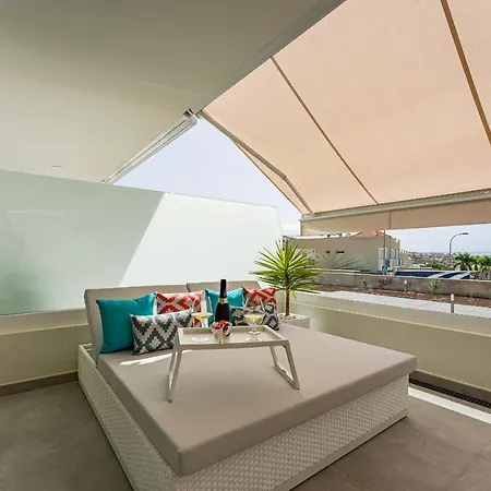 Modern New Terrazas De Costa Adeje. Heated Pool, Big Terrace And Private Parking Apartament Costa Adeje (Tenerife)
